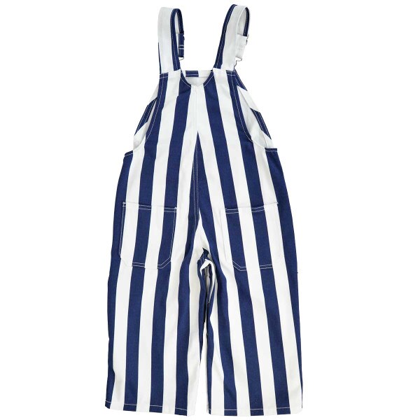 youth bib overalls, navy white